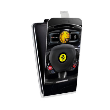 Дизайнерский вертикальный чехол-книжка для BlackBerry KEY2 Ferrari (на заказ)