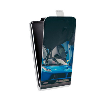 Дизайнерский вертикальный чехол-книжка для Samsung Galaxy S8 Plus Ferrari (на заказ)
