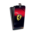 Дизайнерский вертикальный чехол-книжка для Alcatel 3 Ferrari