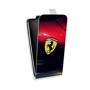 Дизайнерский вертикальный чехол-книжка для Lenovo P2 Ferrari (на заказ)