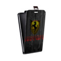 Дизайнерский вертикальный чехол-книжка для Iphone 5c Ferrari