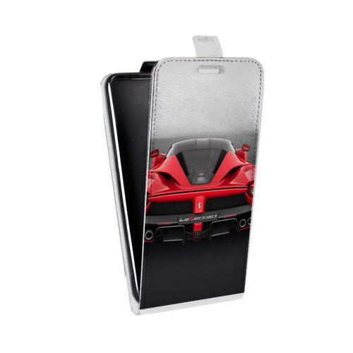 Дизайнерский вертикальный чехол-книжка для ASUS ZenFone Max M2 Ferrari