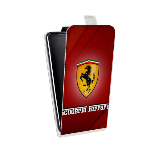 Дизайнерский вертикальный чехол-книжка для OPPO F7 Ferrari