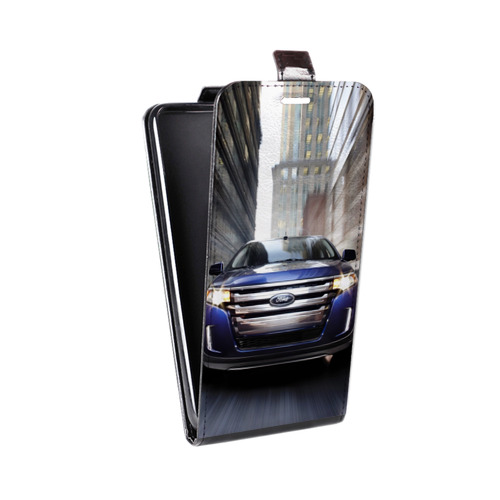 Дизайнерский вертикальный чехол-книжка для Huawei Y9 (2018) Ford