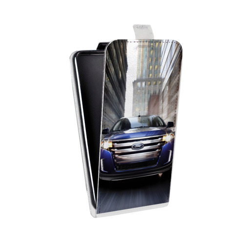 Дизайнерский вертикальный чехол-книжка для Huawei Y9 (2018) Ford