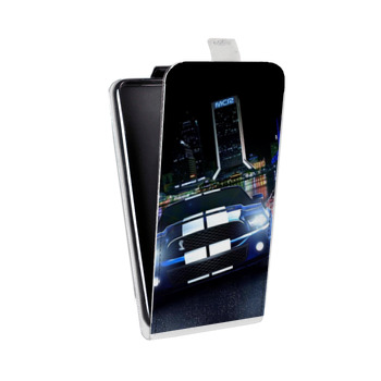 Дизайнерский вертикальный чехол-книжка для Alcatel One Touch Pop D5 Ford (на заказ)