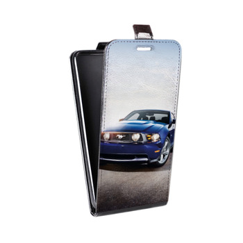 Дизайнерский вертикальный чехол-книжка для Iphone 7 Plus / 8 Plus Ford (на заказ)
