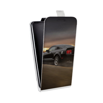 Дизайнерский вертикальный чехол-книжка для HTC One Mini Ford (на заказ)