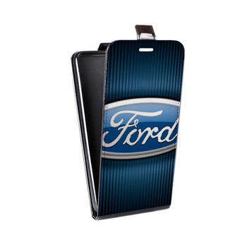Дизайнерский вертикальный чехол-книжка для Iphone 7 Ford (на заказ)