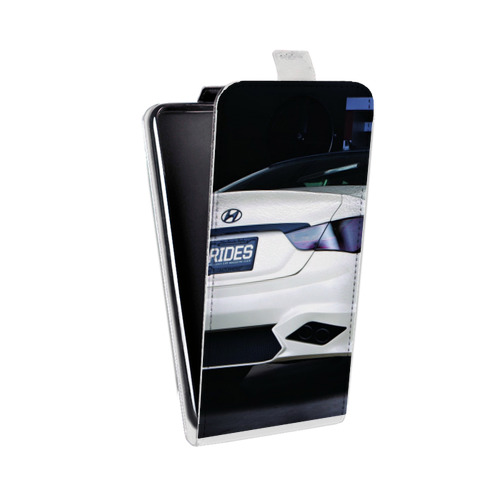 Дизайнерский вертикальный чехол-книжка для Huawei Y6II Hyundai