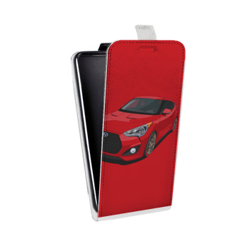Дизайнерский вертикальный чехол-книжка для Sony Xperia C5 Ultra Dual Hyundai (на заказ)