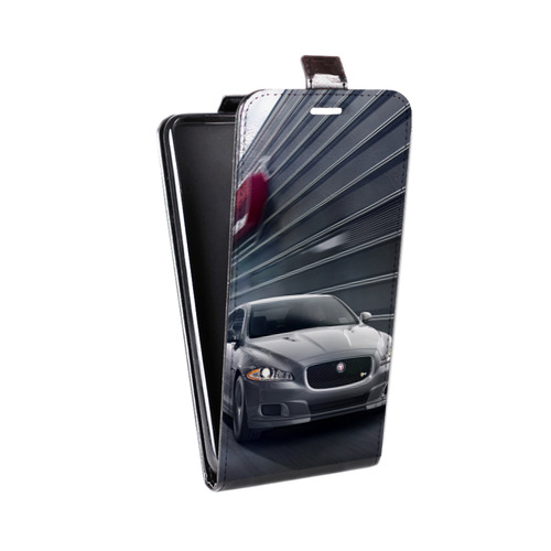 Дизайнерский вертикальный чехол-книжка для Samsung Galaxy Note 7 Jaguar