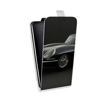 Дизайнерский вертикальный чехол-книжка для Samsung Galaxy S6 Edge Jaguar (на заказ)