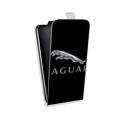Дизайнерский вертикальный чехол-книжка для LG G7 Fit Jaguar