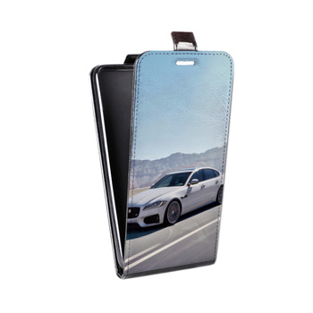 Дизайнерский вертикальный чехол-книжка для Iphone 6/6s Jaguar (на заказ)