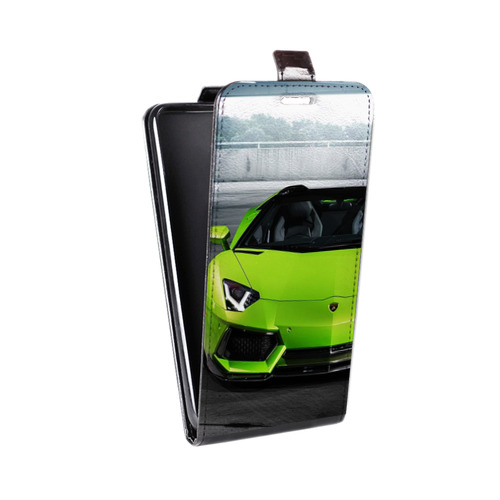 Дизайнерский вертикальный чехол-книжка для Realme X2 Pro Lamborghini