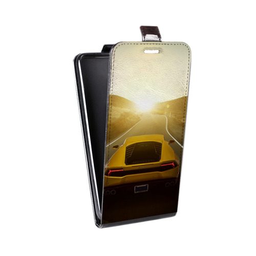 Дизайнерский вертикальный чехол-книжка для HTC Desire 530 Lamborghini