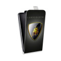 Дизайнерский вертикальный чехол-книжка для Sony Xperia go Lamborghini