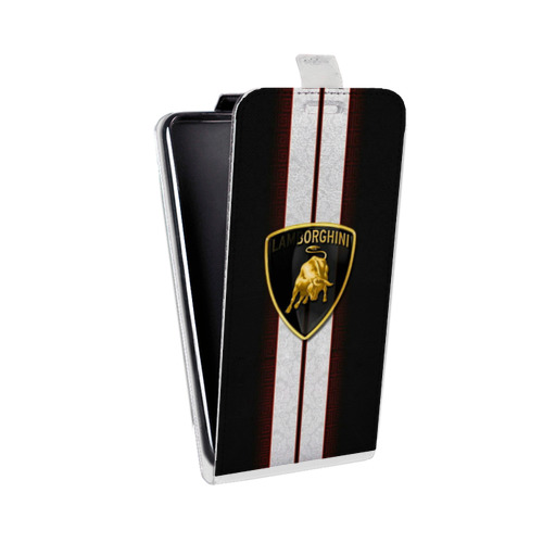 Дизайнерский вертикальный чехол-книжка для Iphone Xr Lamborghini
