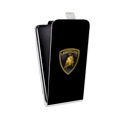 Дизайнерский вертикальный чехол-книжка для LG G7 Fit Lamborghini