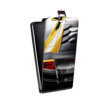 Дизайнерский вертикальный чехол-книжка для Lenovo Vibe C2 Lamborghini (на заказ)