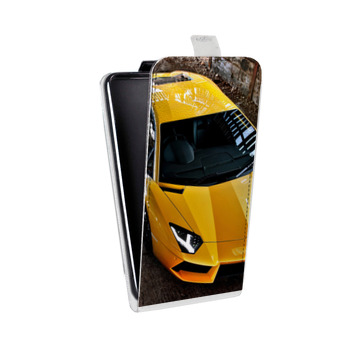 Дизайнерский вертикальный чехол-книжка для Sony Xperia Z3 Lamborghini (на заказ)