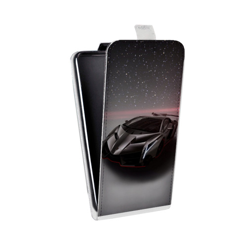 Дизайнерский вертикальный чехол-книжка для Realme 7 Pro Lamborghini