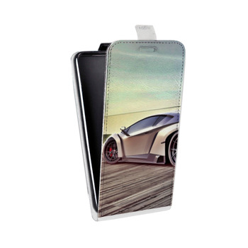 Дизайнерский вертикальный чехол-книжка для Huawei Honor 7A Lamborghini (на заказ)