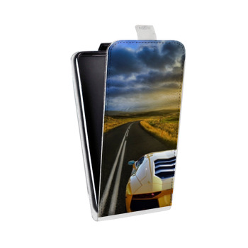 Дизайнерский вертикальный чехол-книжка для Alcatel One Touch Pop D5 Lamborghini (на заказ)