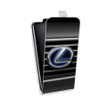 Дизайнерский вертикальный чехол-книжка для Samsung Galaxy Core Prime Lexus
