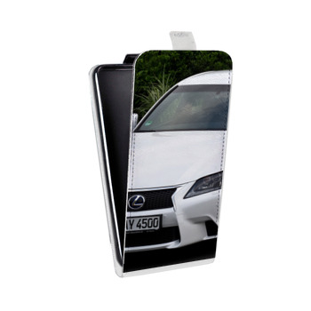 Дизайнерский вертикальный чехол-книжка для HTC U12 Plus Lexus (на заказ)