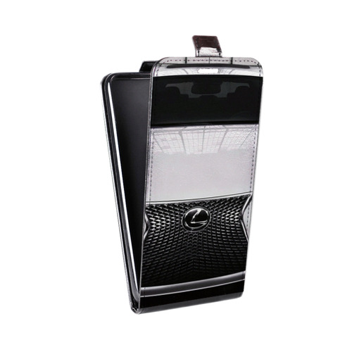 Дизайнерский вертикальный чехол-книжка для Alcatel One Touch Idol X Lexus