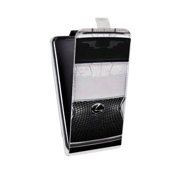 Дизайнерский вертикальный чехол-книжка для Sony Xperia XA Lexus (на заказ)
