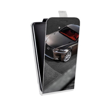 Дизайнерский вертикальный чехол-книжка для Samsung Galaxy J3 (2016) Lexus (на заказ)