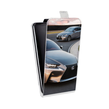 Дизайнерский вертикальный чехол-книжка для Sony Xperia E4g Lexus (на заказ)