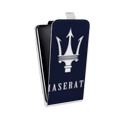 Дизайнерский вертикальный чехол-книжка для OPPO A3s Maserati