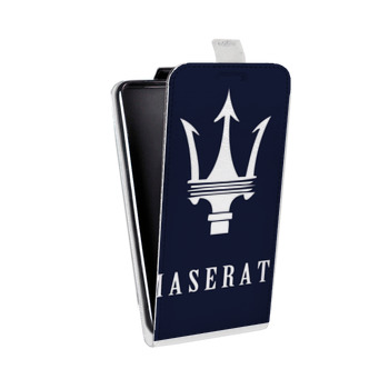 Дизайнерский вертикальный чехол-книжка для Iphone Xs Max Maserati (на заказ)