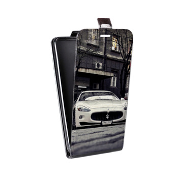 Дизайнерский вертикальный чехол-книжка для Huawei P30 Pro Maserati (на заказ)