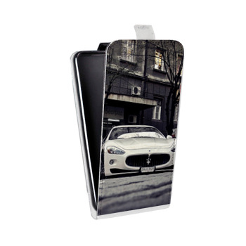 Дизайнерский вертикальный чехол-книжка для Samsung Galaxy J3 (2016) Maserati (на заказ)
