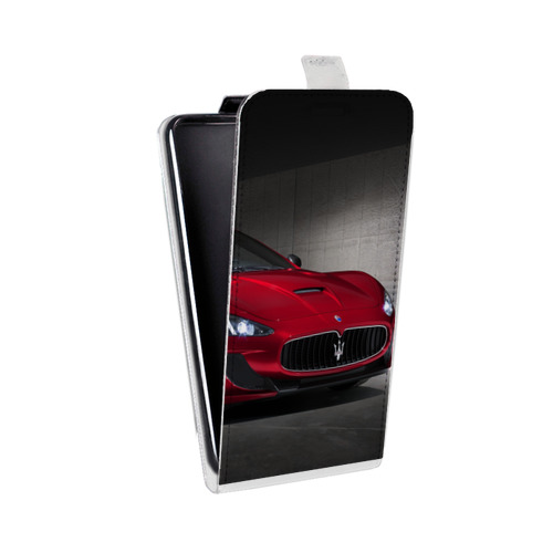 Дизайнерский вертикальный чехол-книжка для Sony Xperia go Maserati