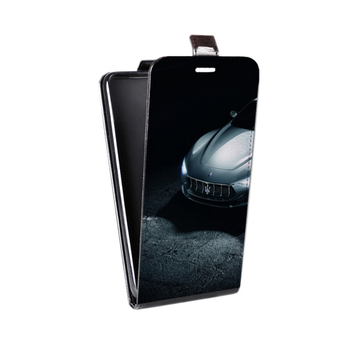 Дизайнерский вертикальный чехол-книжка для Alcatel One Touch Pop C9 Maserati