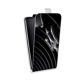 Дизайнерский вертикальный чехол-книжка для Iphone 5s Maserati (на заказ)