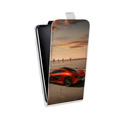 Дизайнерский вертикальный чехол-книжка для Alcatel One Touch Idol X McLaren