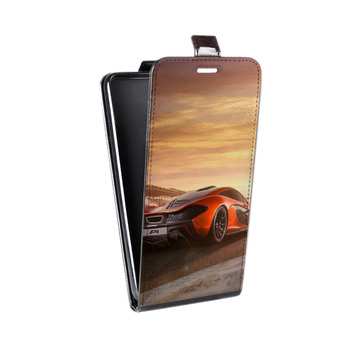 Дизайнерский вертикальный чехол-книжка для Iphone 7 McLaren (на заказ)