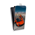 Дизайнерский вертикальный чехол-книжка для LG G7 Fit McLaren