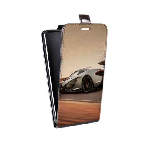 Дизайнерский вертикальный чехол-книжка для Samsung Galaxy Note 7 McLaren