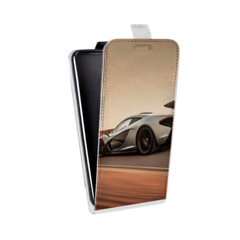 Дизайнерский вертикальный чехол-книжка для Samsung Galaxy A5 (2016) McLaren (на заказ)