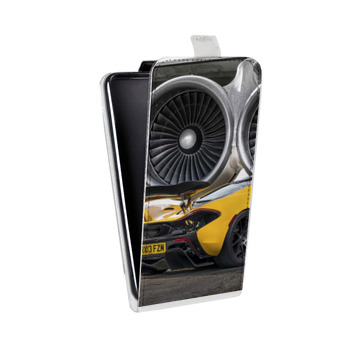 Дизайнерский вертикальный чехол-книжка для Iphone 5s McLaren (на заказ)