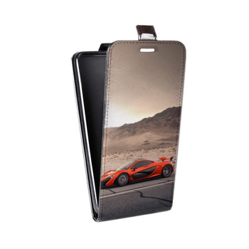 Дизайнерский вертикальный чехол-книжка для Huawei Ascend Mate 7 McLaren (на заказ)