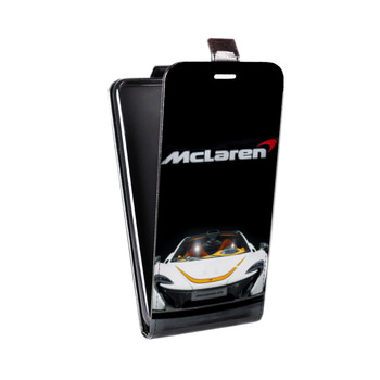 Дизайнерский вертикальный чехол-книжка для Xiaomi RedMi 4X McLaren (на заказ)